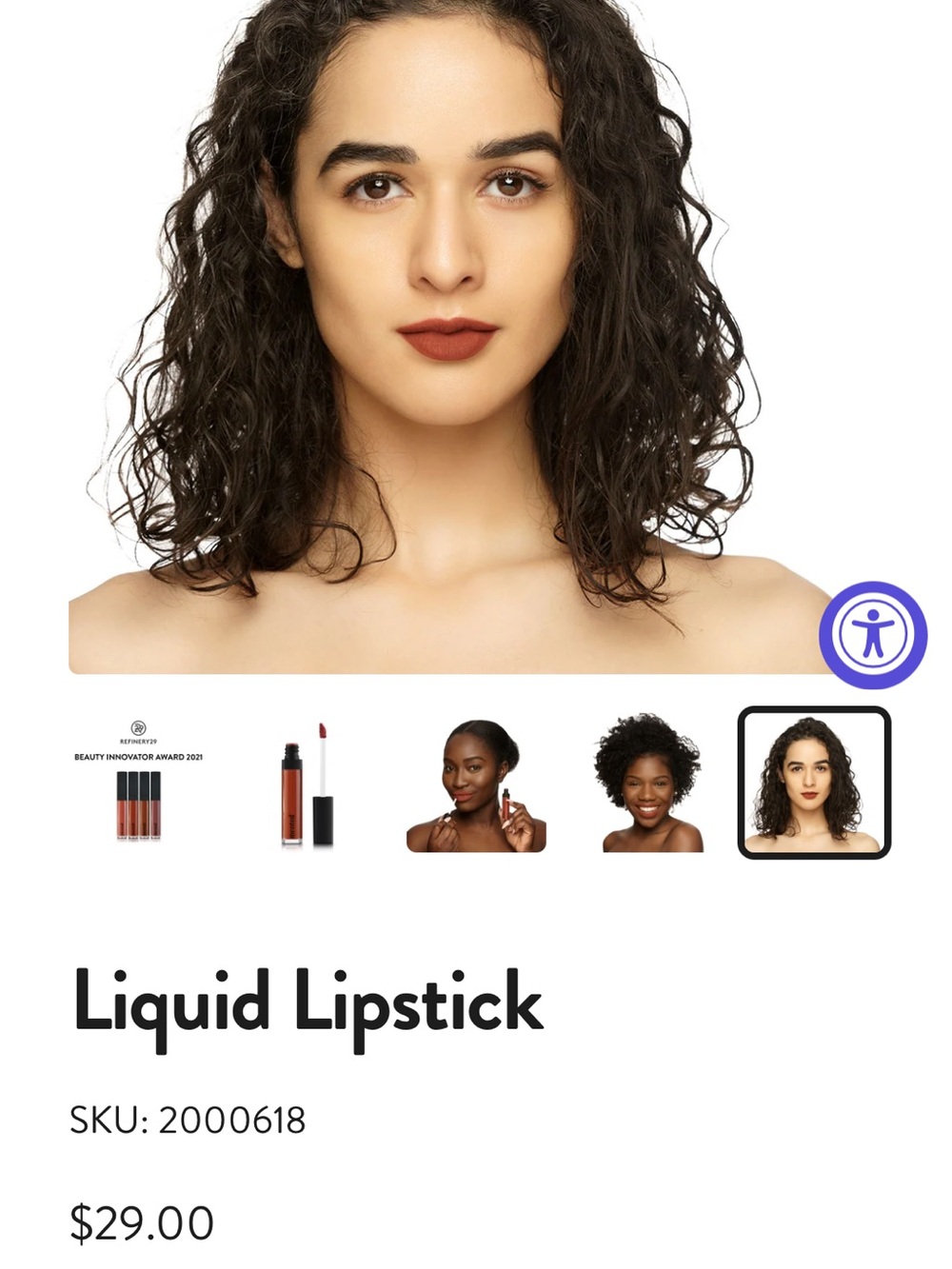 Mented Liquid Lipstick - Shade Blood Orange